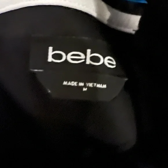 NWT bebe Halter Color Block Dress - Picture 8 of 9